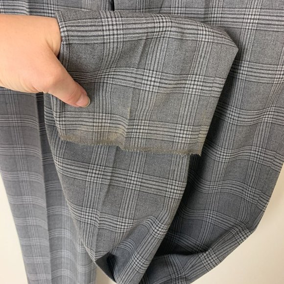 Soul of London gray plaid dress pants 31R - Picture 3 of 7